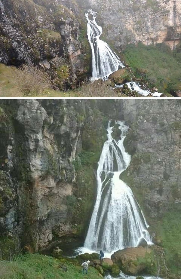 The Lady In White waterfall.