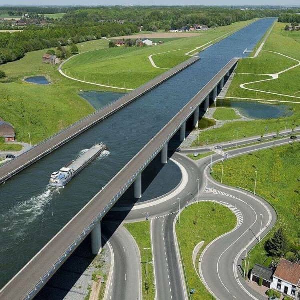 sart canal bridge belgium