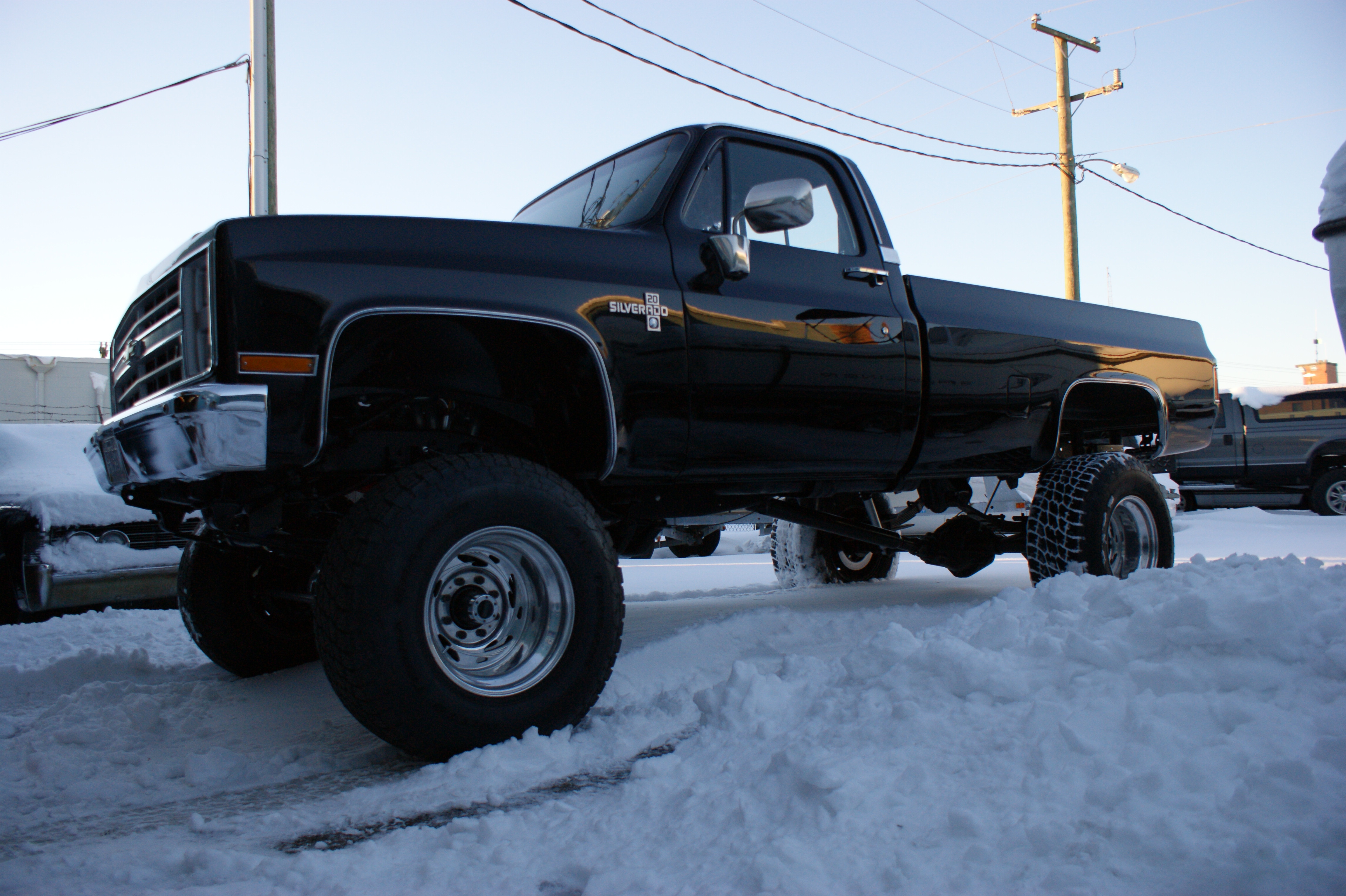 The 1986 Chevy Silverado.