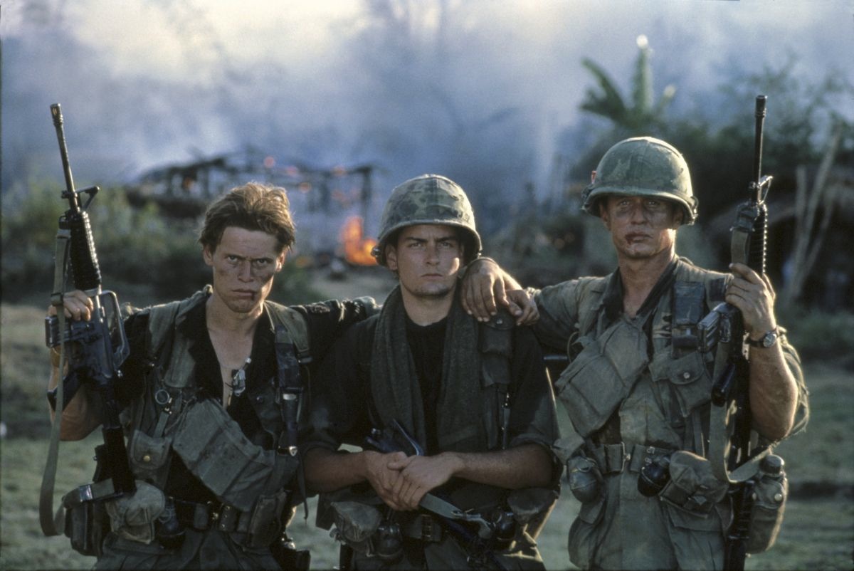 "Platoon" was a box office hit.