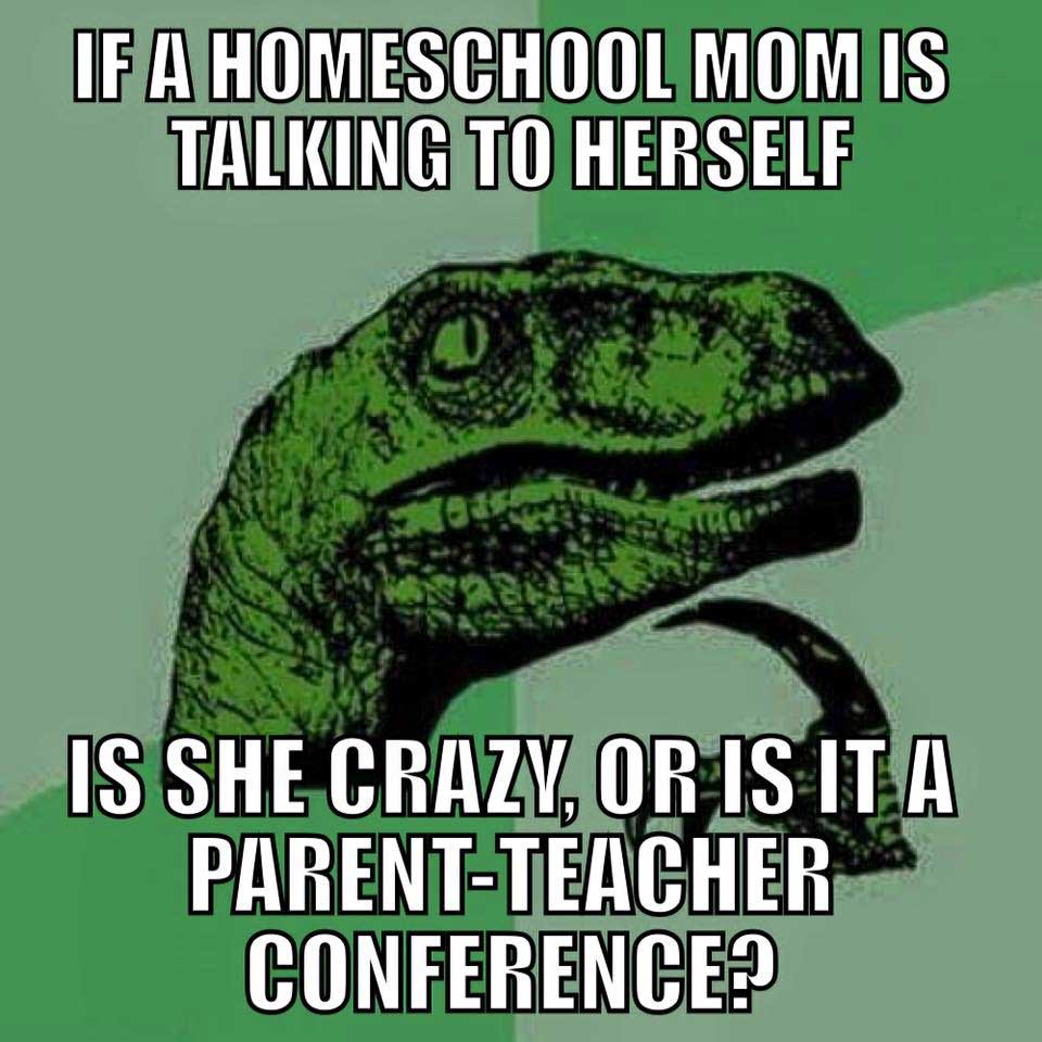memes - philosoraptor lgbt - If A Homeschool Mom Is Talking To Herself Is She Crazy, Or Is Ita ParentTeacher Conference?