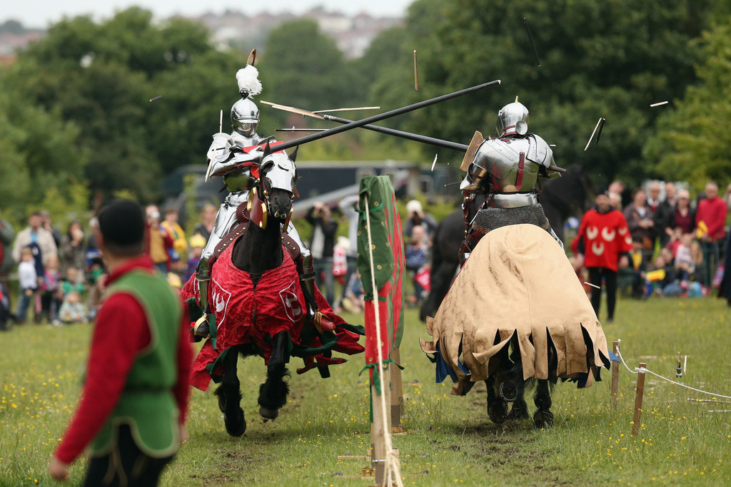medieval knights jousting
