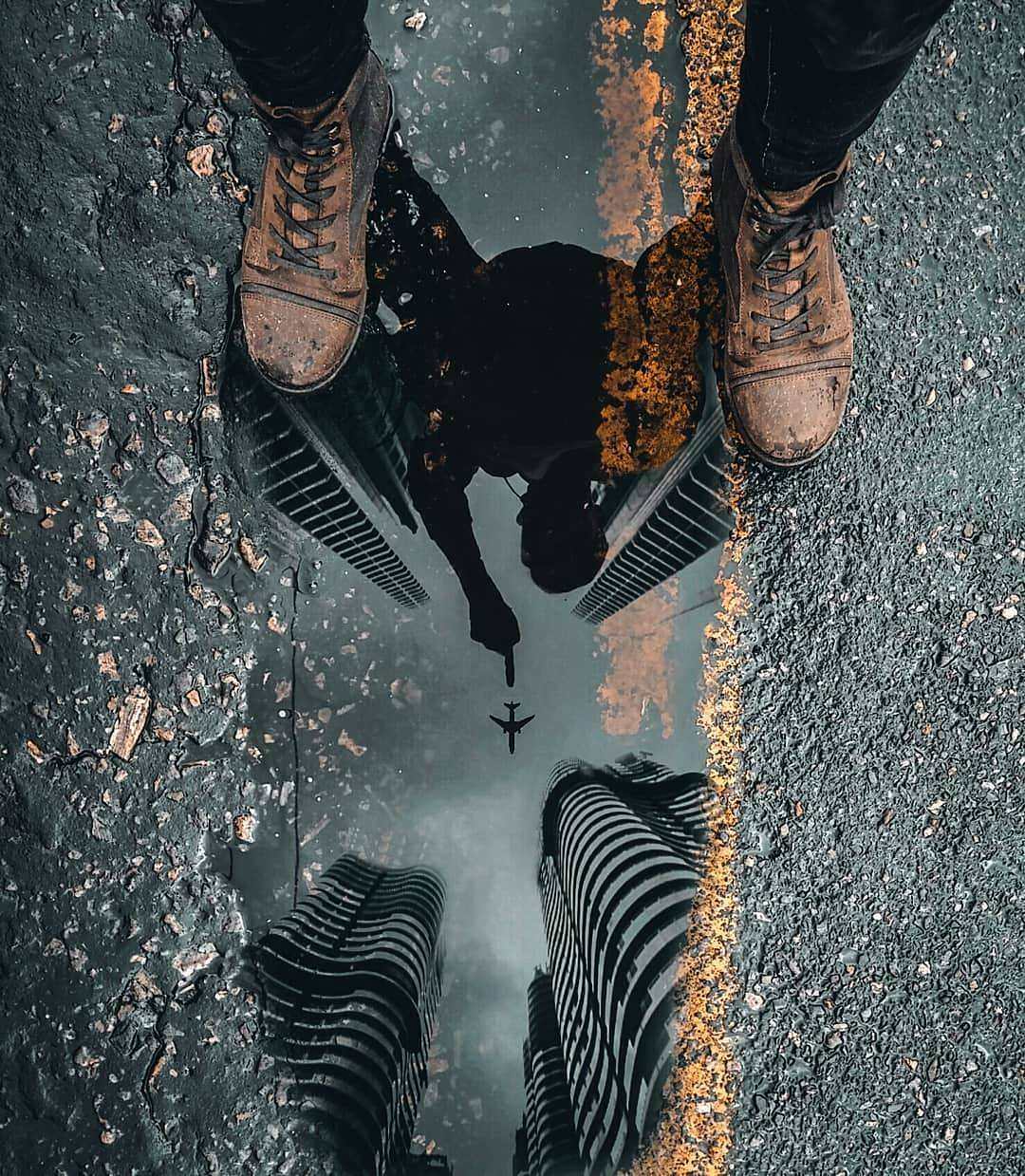 view into the upside down