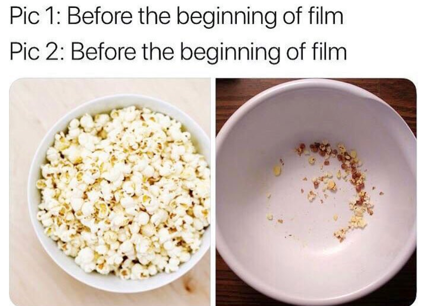 popcorn before movie before movie - Pic 1 Before the beginning of film Pic 2 Before the beginning of film