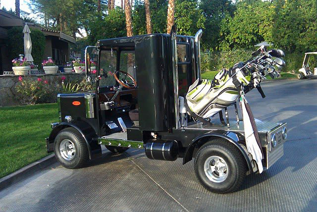 semi golf cart