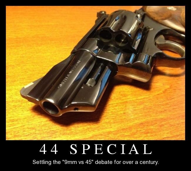 random pics - revolver - Sum 44 Special Settling the "9mm vs 45" debate for over a century.