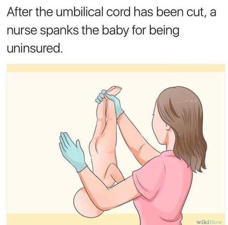 perform an exorcism on a baby wikihow - After the umbilical cord has been cut, a nurse spanks the baby for being uninsured. wikiHow