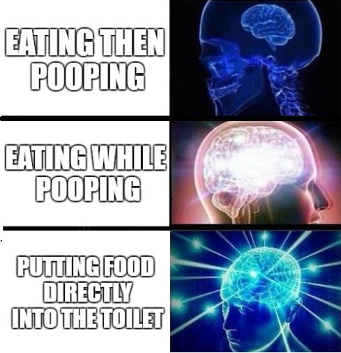 random pics - Eating Then Pooping Eating While Pooping Puting Food Directly Into The Toilet