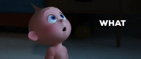 Gif of a pixer baby saying "what the fuck?"
