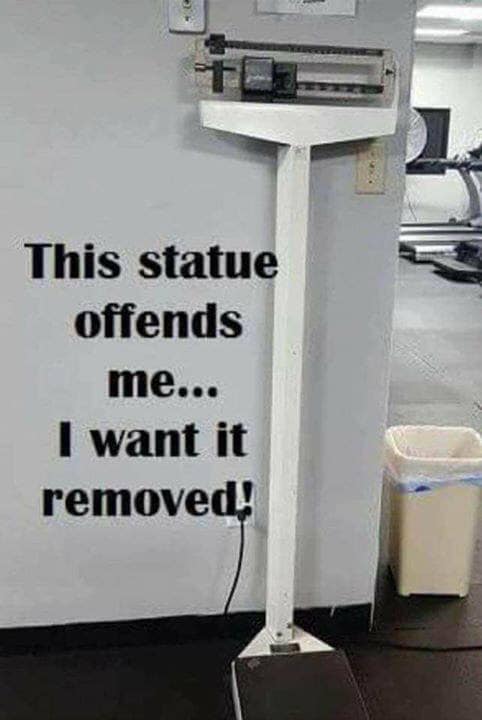 funny meme of statue offends me i want it removed - This statue offends me... I want it removed!