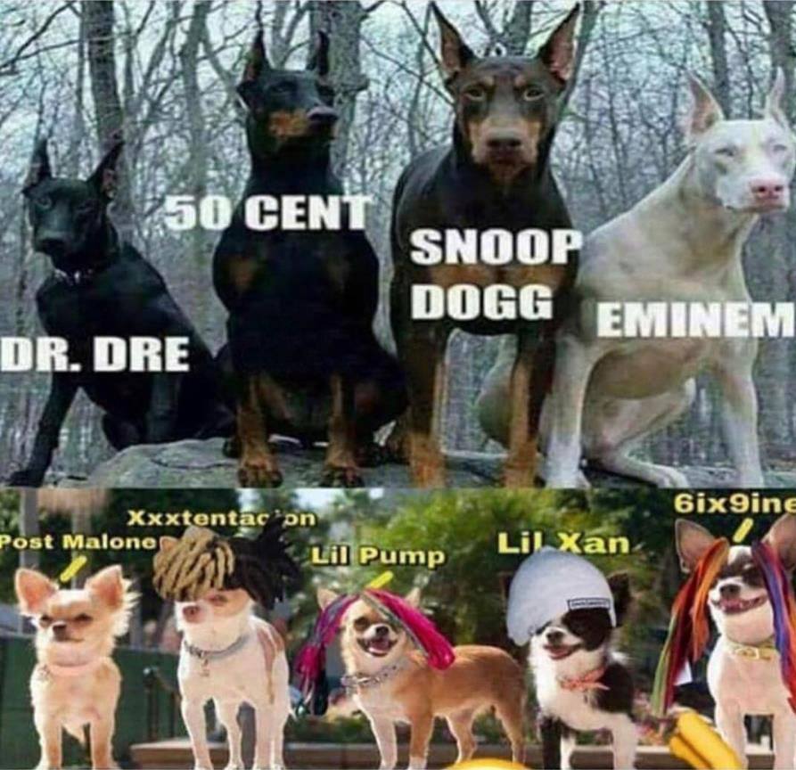 50 cent eminem snoop dogg meme - L250 Cent Snoop Dogg Eminem Dr. Dre 6ix9ine Xxxtentac'on Post Malone Lil Pump Lil Xan