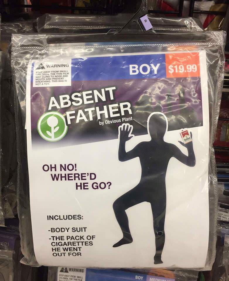 obvious plant - Perodougar Warning Boy $19.99 Away From Small C Orer, The Thin Film May Cling To Nose And Mouth And Prevent Breathing This Bag Is Not A Toy Autorial Absent Father by Obvious Plant Oh No! Where'D He Go? istionohononcommercio the Includes Bo