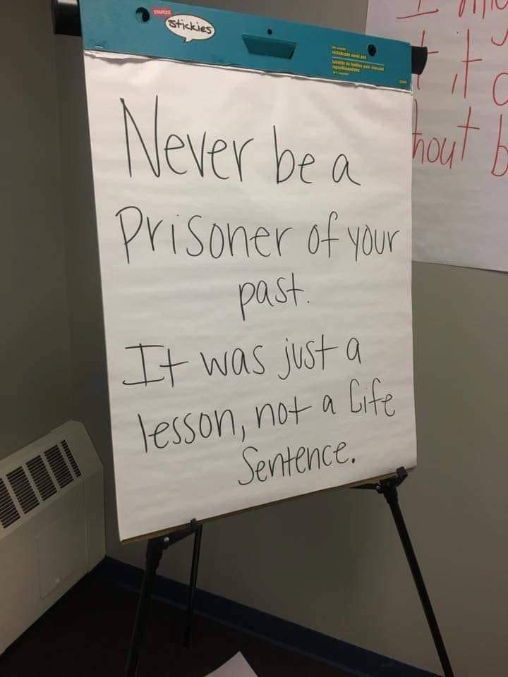 pics and memes - never be a prisoner of your past - Stickies Never be a Prisoner of your past. It was just a lesson, not a life Sentence.