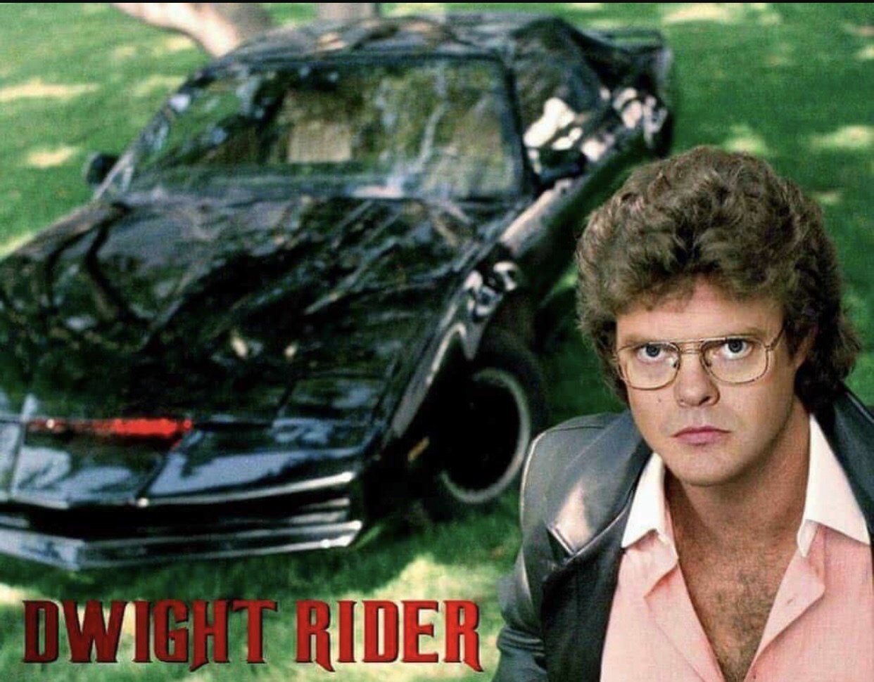 random pics - david hasselhoff knight rider - Dwight Rider