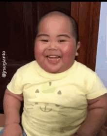 funny pics - chinese baby laughing gif