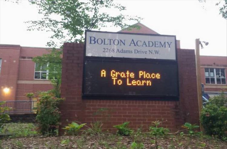 signage - Bolton Academy 2268 Adams Drive N.W. A Grote Place To Leo.lt