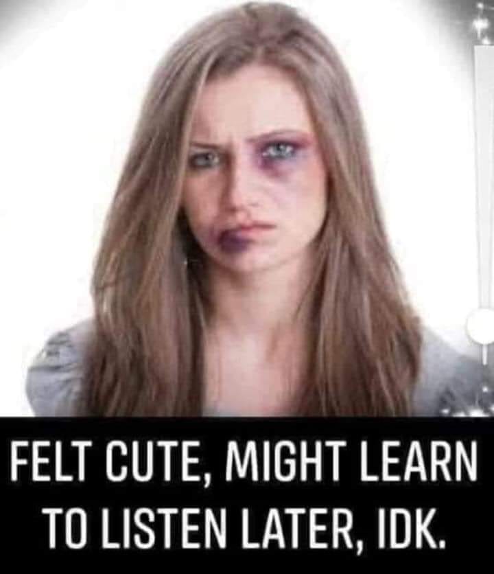 black eye girl - Felt Cute, Might Learn To Listen Later, Idk.