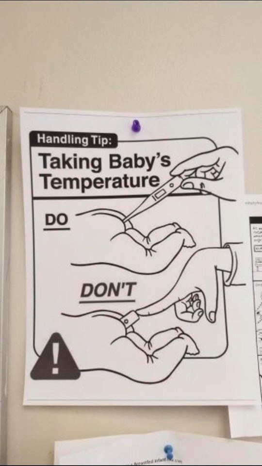savage meme not to do with a baby meme - Handling Tip Taking Baby's Temperature Say Do Don'T astfel wat