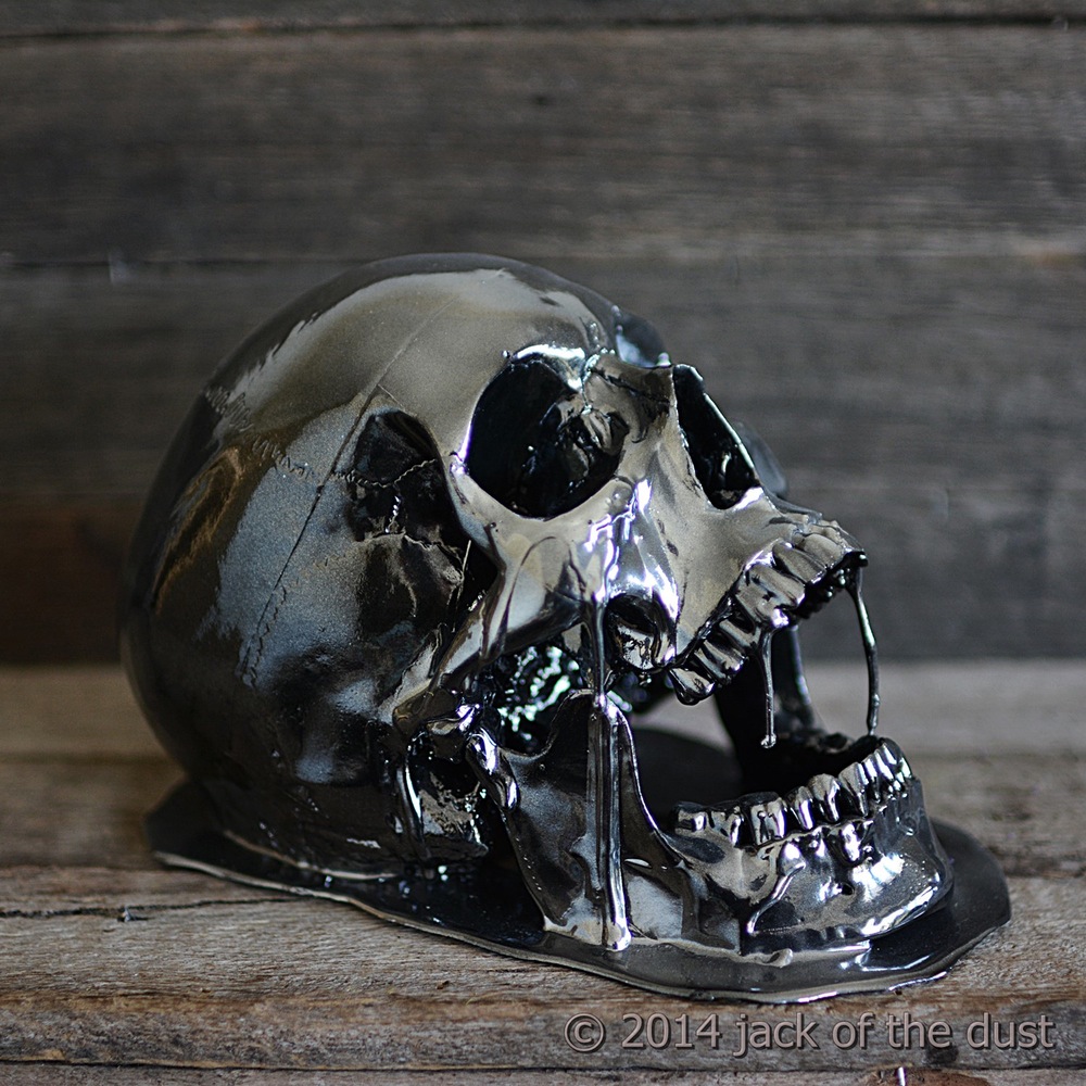 melting skull art - 2014 jack of the dust