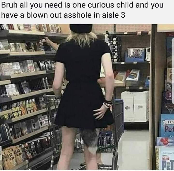 public tail plug - Bruh all you need is one curious child and you have a blown out asshole in aisle 3 Suc