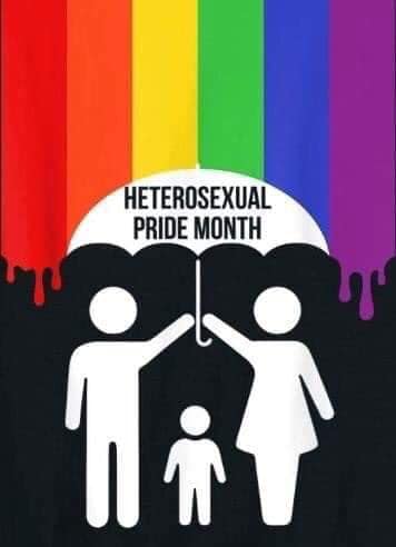 poster - Heterosexual Pride Month