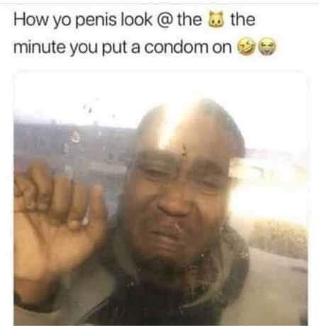 candy stuck in vending machine meme - How yo penis look @ the the minute you put a condom ons