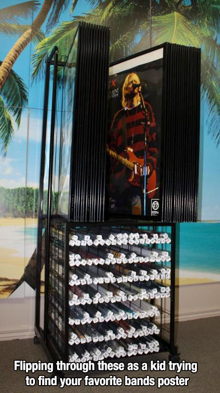 3d poster swing display - Mornool adamiana Flipping through these as a kid trying to find your favorite bands poster