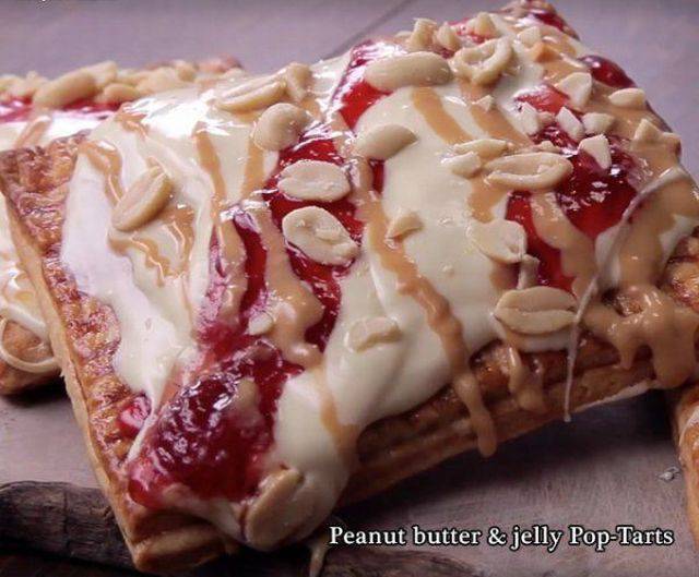 cherry pie - Peanut butter & jelly PopTarts