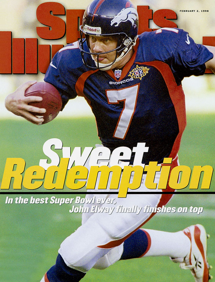 super bowl 32 sports illustrated - February 2. 1998 Riddel Broncos Sweet Redemption In the best Super Bowlever, John Elway finally finishes on top