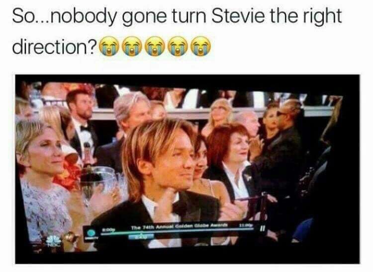 stevie wonder clapping the wrong way - So... nobody gone turn Stevie the right direction?00000