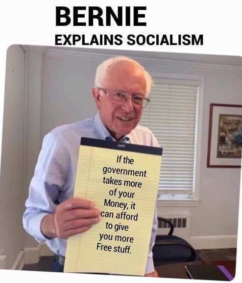 bernie sanders jojo - Bernie Explains Socialism If the government takes more of your Money, it can afford to give you more Free stuff.