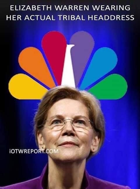 elizabeth warren fauxcahontas - Elizabeth Warren Wearing Her Actual Tribal Headdress iOTWREPORT.Com