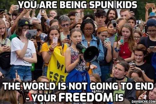 greta thunberg white house - You Are Being Spun Kids The World Is Not Going To End Your Freedom Is Davidicke.Com