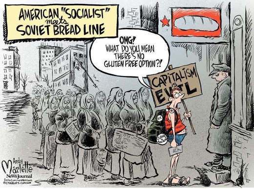 american socialist by andy marlette - meets American."Socialist" Soviet Bread Line mer Omg! What Do You Mean Gluten Free Option?! Sez In Sales Cs le Capitalism G matta Varlelle News Journal Ale