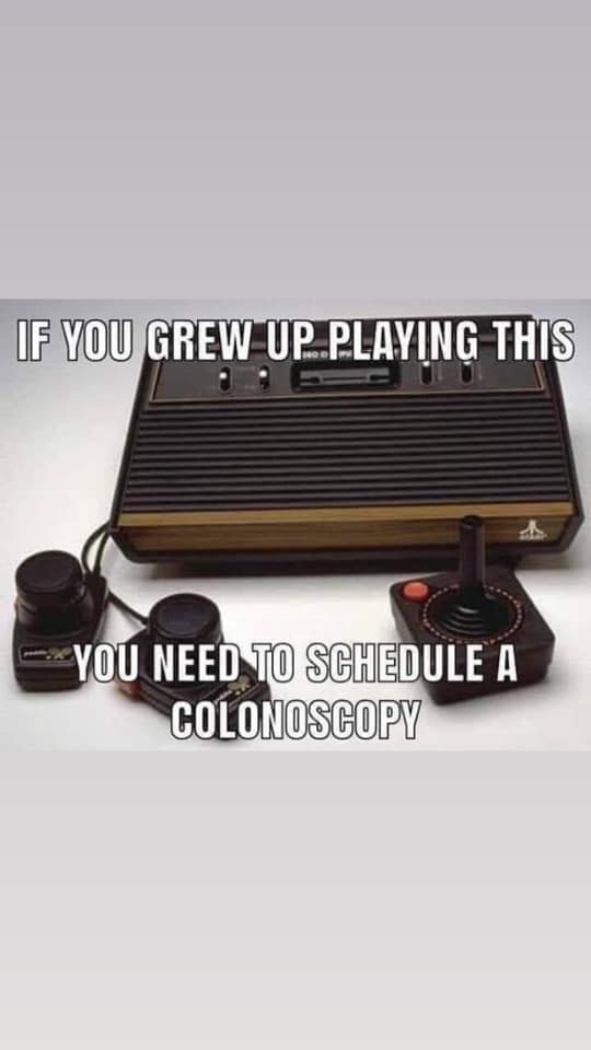 atari 2600 - If You Grew Up.Playing This You Need To Schedule A Colonoscopy