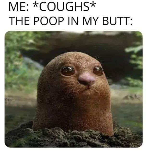 diglett real life - Me Coughs The Poop In My Butt