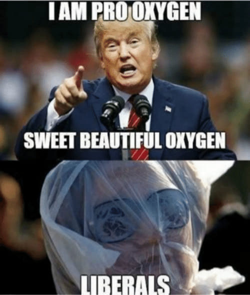 liberal memes - Tam Pro Oxygen Sweet Beautiful Oxygen Liberals