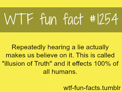 stadium australia - Wtf fun fact Repeatedly hearing a lie actually makes us believe on it. This is called "illusion of Truth" and it effects 100% of all humans. wtffunfacts.tumblr