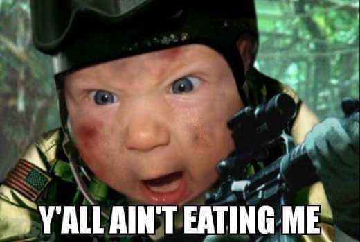 army baby - Y'All Ain'T Eating Me