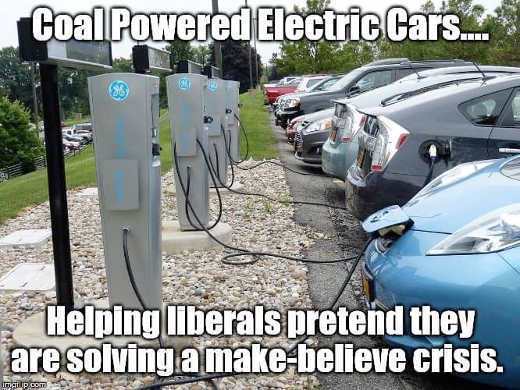 electric cars charging - Coal Powered Electric Cars... 83 Helping liberals pretend they are solving a makebelieve crisis. ap come