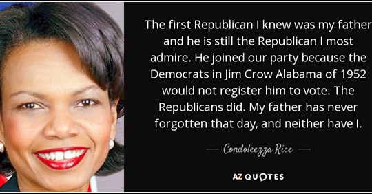 children of alcoholic parents quotes - The first Republican I knew was my father and he is still the Republican I most admire. He joined our party because the Democrats in Jim Crow Alabama of 1952 would not register him to vote. The Republicans did. My fa