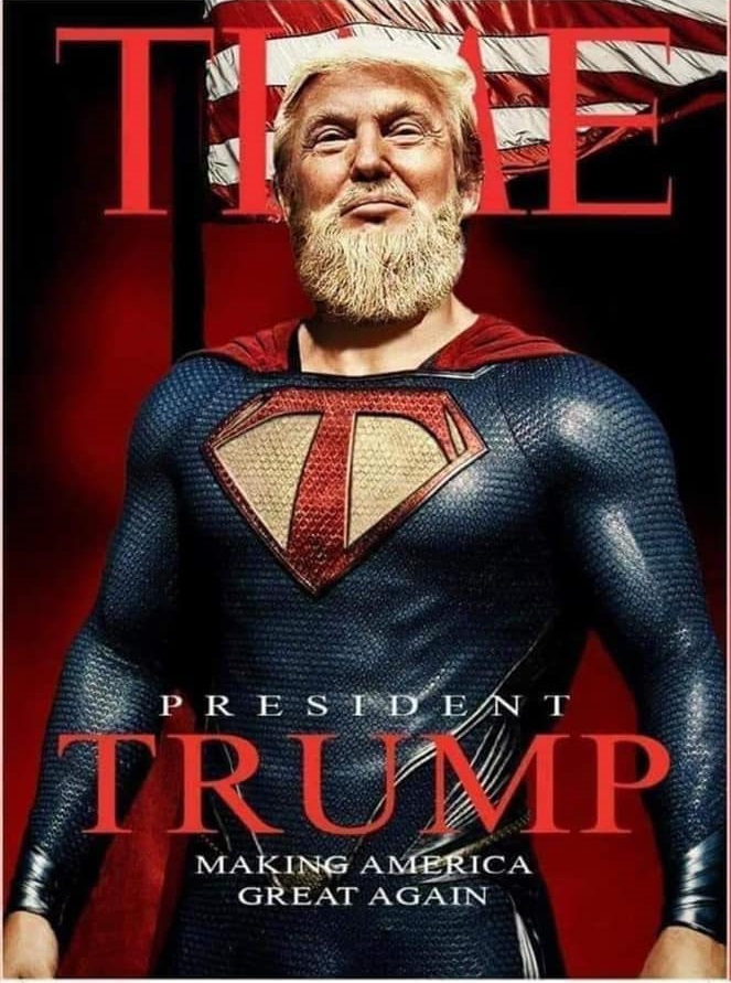 donald trump superman - R E Sident Trup Making America Great Again