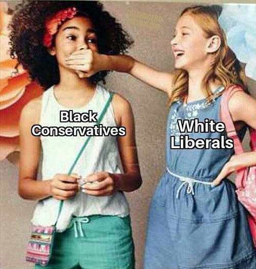 black conservatives meme - Black Conservatives White Liberals