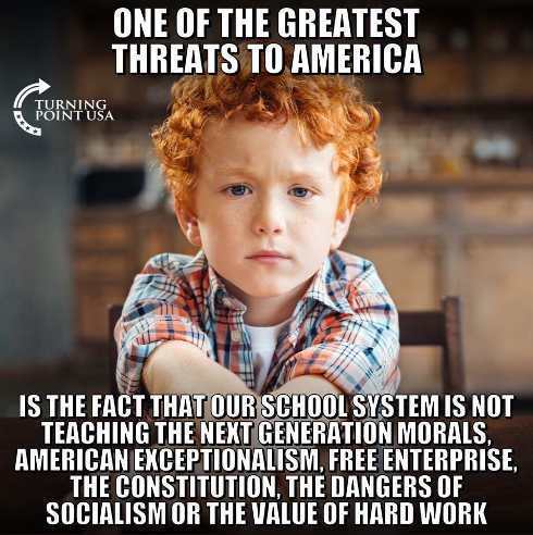 little boy with curly red hair - One Of The Greatest Threats To America Turning Point Usa Is The Fact That Our School System Is Not Teaching The Next Generation Morals. American Exceptionalism, Free Enterprise, The Constitution. The Dangers Of Socialism O