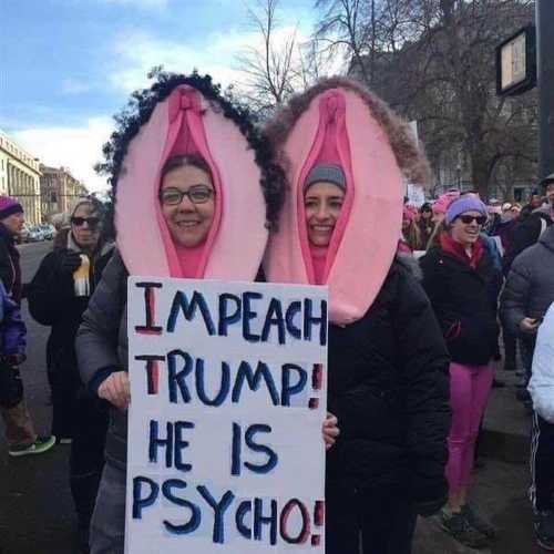 pussy hats - Impeach Trump! He Is Psycho!