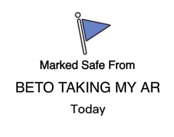 random survived facebook - Marked Safe From Beto Taking My Ar Today