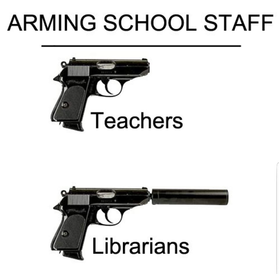 teachers library gun - Arming School Staff Teachers Librarians