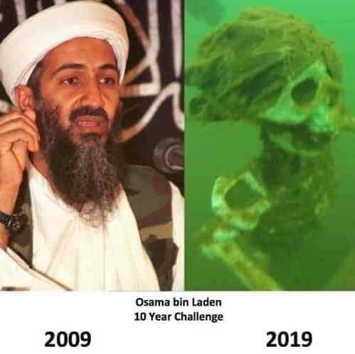 Osama bin Laden 10 Year Challenge 2009 2019