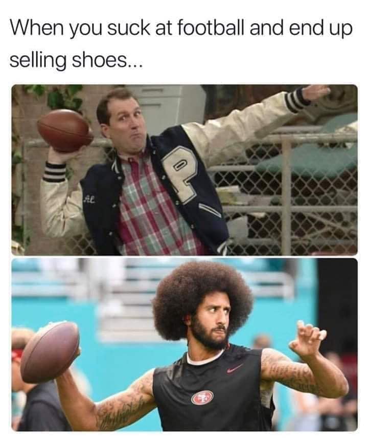 you suck at football and end up selling shoes - When you suck at football and end up selling shoes...