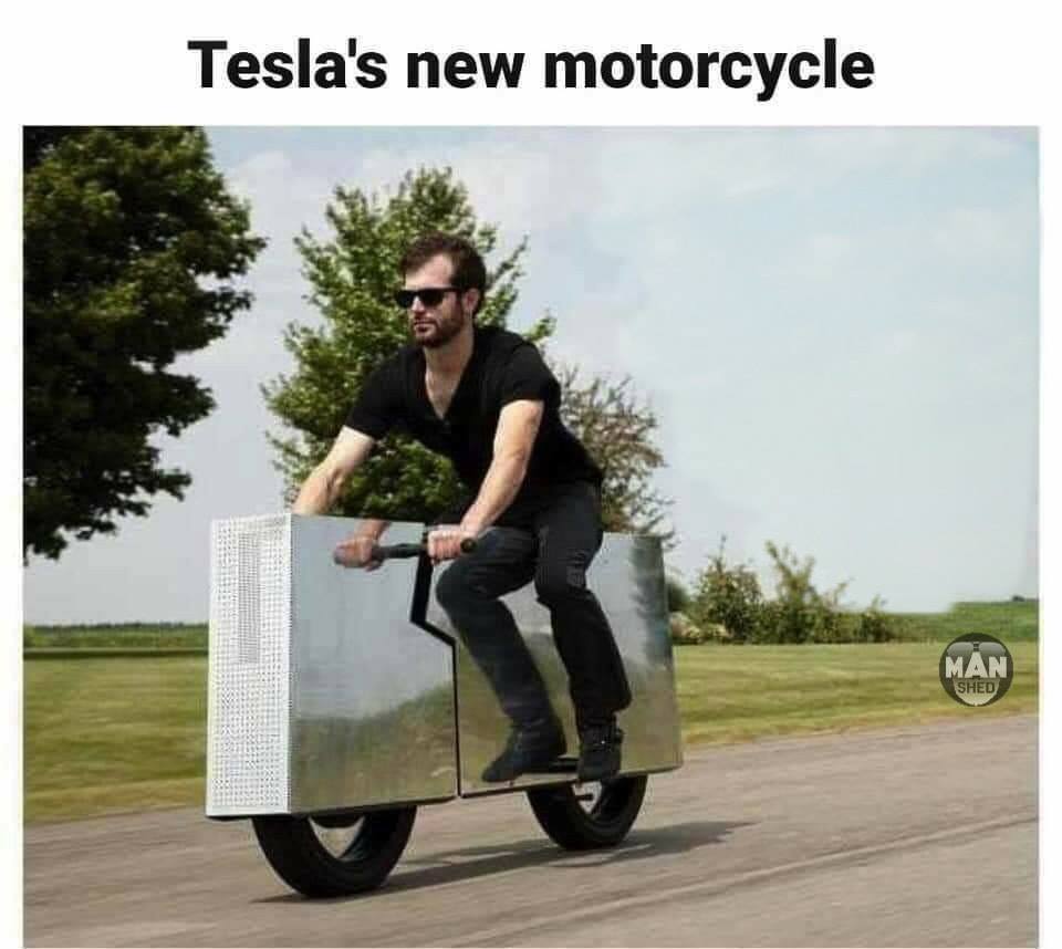 moto undone - Tesla's new motorcycle Shed